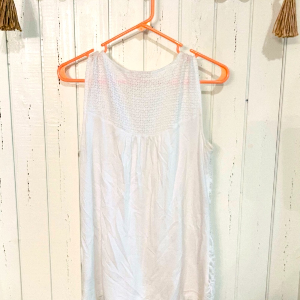 White Tank Top - Picture 3 of 3